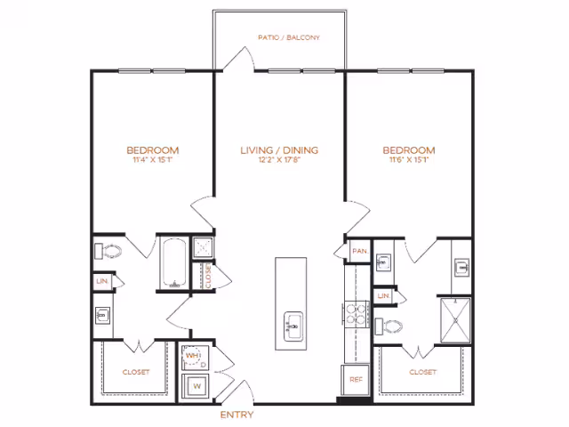 Unit 1-154 1-154 floor plan